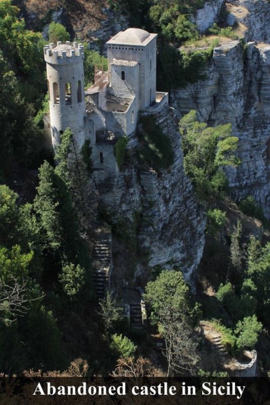 Abandoned Castle In Italy Inspired Torcal Trilogy Abbey - Sacred Symbol Book By Paula Wynne