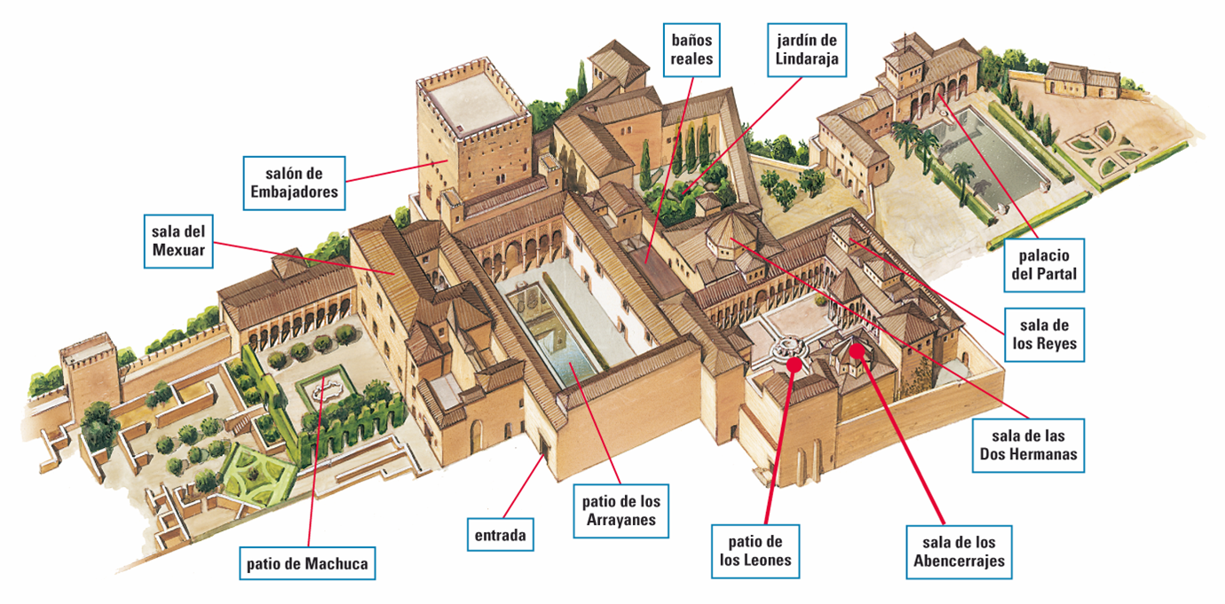 Alhambra Palace Spain Layout The Luna Legacy Book By Paula Wynne