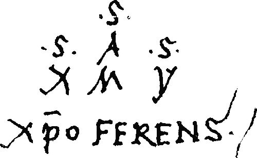 Christopher Columbus Signature - Scared Symbol Book By Paula Wynne