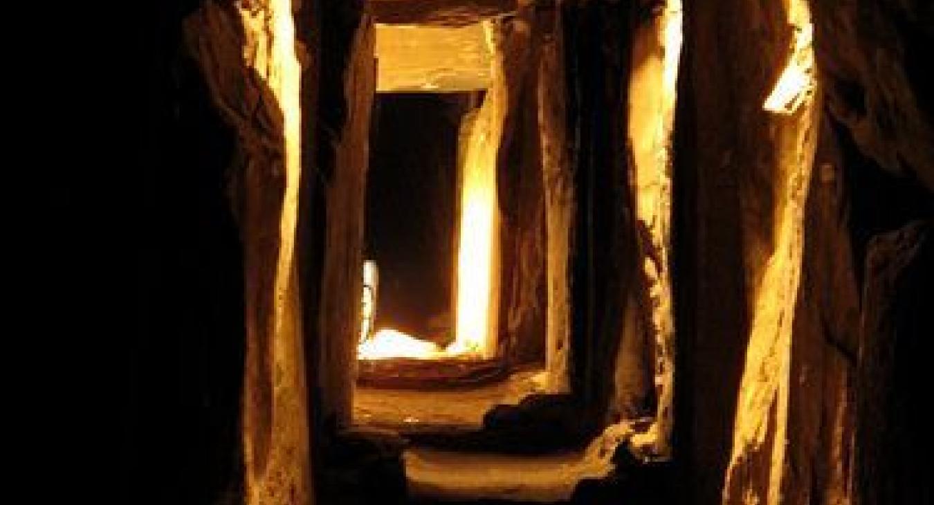 Newgrange Dolmen Ireland - Sacred Symbol Book By Paula Wynne