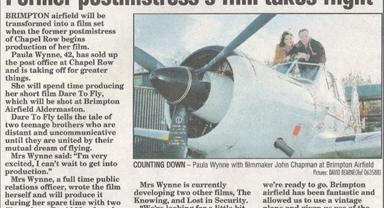 Reading Chronicle Article On Dare To Fly Flying Without Wings Book By Paula Wynne